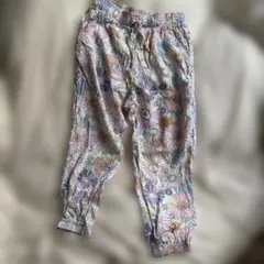 H&M 花柄 ロングパンツ EUR 116 夏用