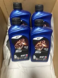 エルフ（ELF）エンジンオイルMOTO4 5W-40 バイク用化学合成油4L - メルカリ