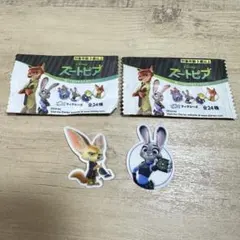 【新品未使用】ディズニー ズートピア フィクシーズ 貼ってはがせる エコワッペン