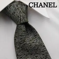 CHANEL シャネル ネクタイ ココマーク ブラック - メルカリ