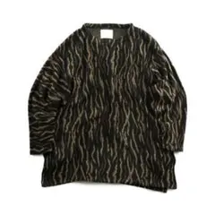 varde77 レオパード オーバーサイズ ニット