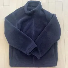 UNIQLO ボアフリースジャケット　ダークグレー　Lサイズ