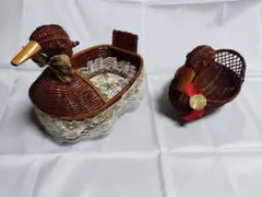 アヒル型バスケットセット