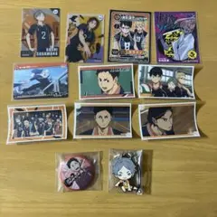 ハイキュー！！ 澤村大地 菅原孝支 東峰旭 清水潔子 グッズセット