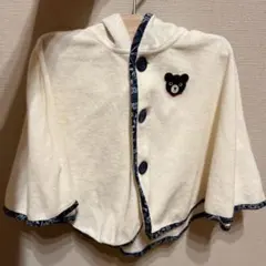 ポンチョ　ダブルビー　ミキハウス　フリーサイズ