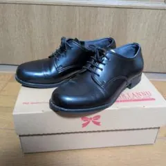 HARUTA ARVIN 本革 レースアップシューズ ローファー 黒 23 E