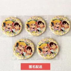 虹野ゆめ 結城すばる アイカツスターズ チーズソフトクッキー 缶バッジ イオン