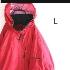 ★キャンプに！/ US コロンビア マウンテン ナイロン ジャケット 赤 L