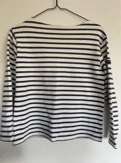 SAINT JAMES ウェッソン・ボーダー 白/マリン 長袖　T1