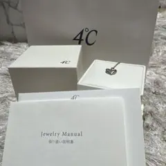 4℃ ネックレス　ハート形