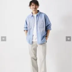 2度使用　完売品　Brooks Brothers relume 別注　M グレーのサムネイル