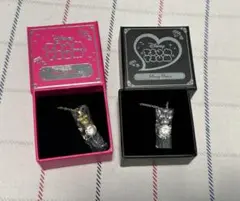 ディズニーツムツム　ネックレス　ミッキーマウス・ミニーマウス