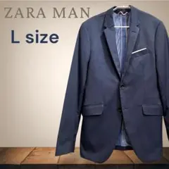 ザラ　ZARA スーツ　ジャケット　テーラード　ネイビー　シングル　おしゃれ