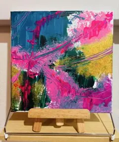 抽象画 人物 額装済 絵画 アート 作品 水彩 現代アート モダンアート