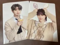 straykids ファミマ　クリアファイル フィリックス、リノ