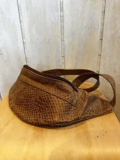 Victoria leather ボディバッグ ヘビ柄USA製 ビクトリアレザー