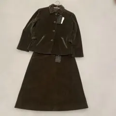 Ralph Lauren ダークブラウン スカートセットアップ 7号