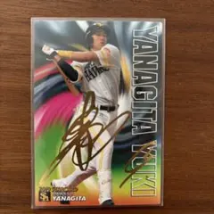 柳田悠岐　プロ野球チップス　サイン