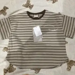 【未使用タグ付き】しまむらchoco　ボーダーTシャツ 90