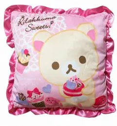 リラックマ Sweets&Sweets レース付きクッション コリラックマ