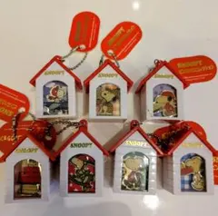 スヌーピー ピンズハウスコレクション ７個セット