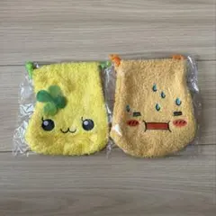 しずくちゃん ガチャガチャ ふわふわポーチ ポーチ アセオ君 ハニーちゃん