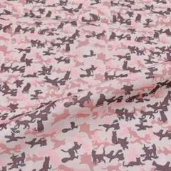 9/4限定SALE　猫柄　キャンパス　生地　キャット　カモフラ