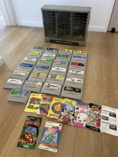 スーパーファミコンソフトセット25本入ケース付