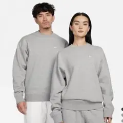 NIKE スウェット　ナイキ　ソロスウッシュ　M グレー