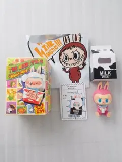 〚正規品〛LABUBU　ラブブ　コンビニ　WackyMart　MILK　牛乳