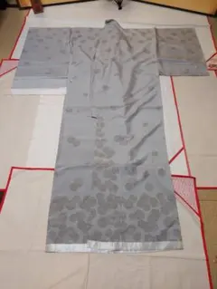 訪問着 100 正絹 仮絵羽 結城紬 着物 - メルカリ