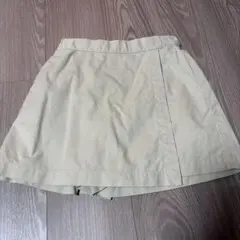 (UNIQLO KIDS)ラップスカート風ショートパンツ(140)