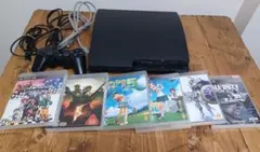 PS3 本体 ブラック　人気ソフト6本付き