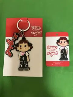希少　Peko Meets X-girl キーホルダー