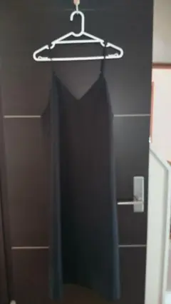 GU ブラック キャミワンピース ロング
