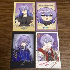 星導ショウ 2周年 バレンタイン まねきねこ ステッカー チェキ 箔押し レア