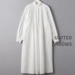 美品 ユナイテッドアローズ TOKYO 1,8万 ピンタックロングシャツ 493 
