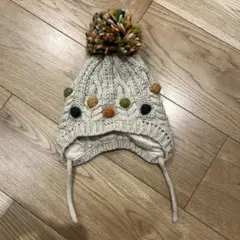 ZARA ベビー用ポンポン付きニット帽