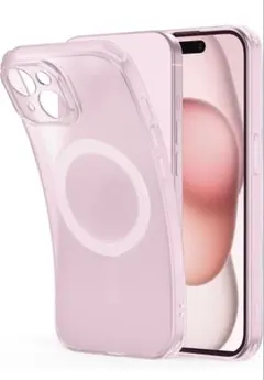 ESR iPhone 15 ケース 薄型 MagSafeリアシリコンケース