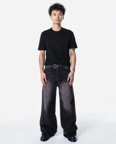 menes Pinkish Colossus Fit Jeans 紫　完売品