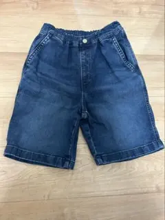 UNIQLO キッズ デニムハーフパンツ 140cm