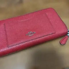 coach 長財布 レディース 赤　美品のサムネイル