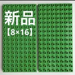 最安値！【新品】レゴデュプロ ブロックラボ基礎板 緑 8×16 2枚