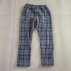 子供服　裏起毛チェック柄長ズボン110cm　西松屋