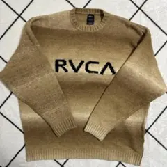 RVCA ベージュ グラデーション ニット Lサイズのサムネイル