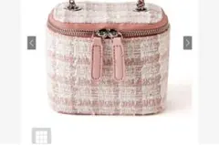 ツイードチェーンバニティバッグ[at1949]