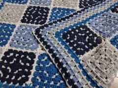 手編みのブランケット