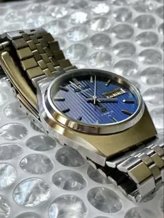 SEIKO TYPEII デイデイト　ネイビー　エンボス文字盤　1978