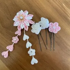 つまみ細工 髪飾り 卒業式 成人式 結婚式