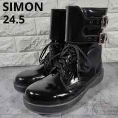 G0760*Shimon*安全靴*半長靴*警備靴*25.5cm3E*黒 - メルカリ